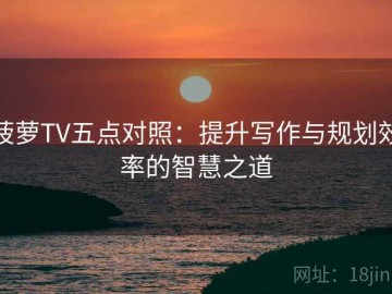 菠萝TV五点对照：提升写作与规划效率的智慧之道